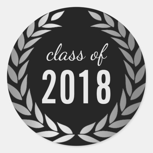 2018年モダンのシルバー・クラス卒業 ラウンドシール (正面)