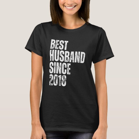 2018年ヴィン最高のテージ結婚記念日からメンズ夫 Tシャツ (正面)