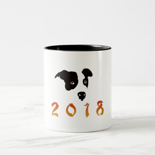 2018年中国の初 ツートーンマグカップ (中央)