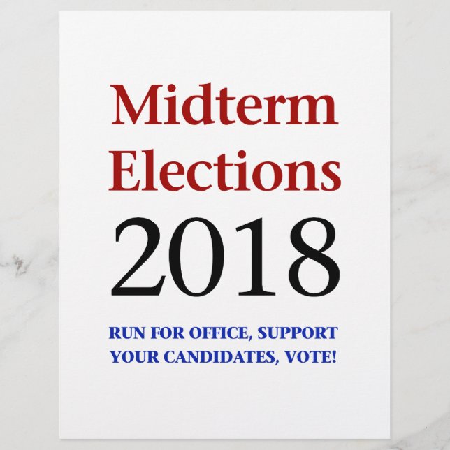 2018年中間選挙 (正面)