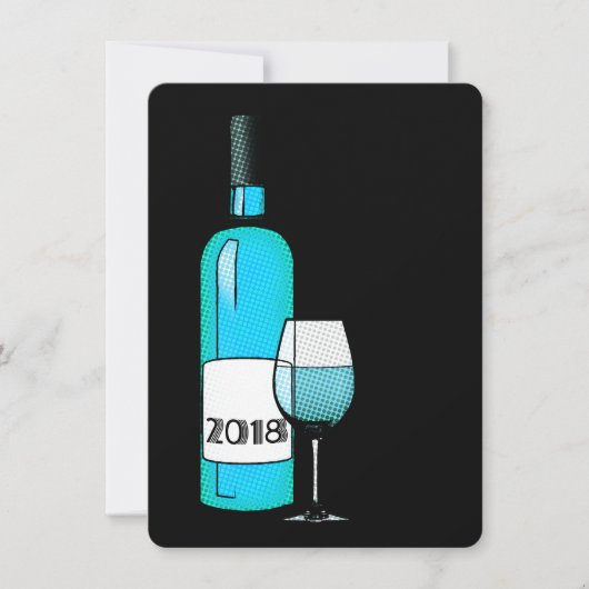 2018年乾杯! 招待状 (正面)