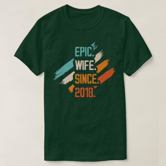 2018年以来の叙事詩の妻カップルRelati Tシャツ (デザイン正面)