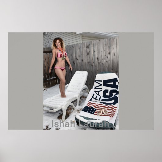 2018年冬季オリンピックのイシャラウラ ポスター (正面)