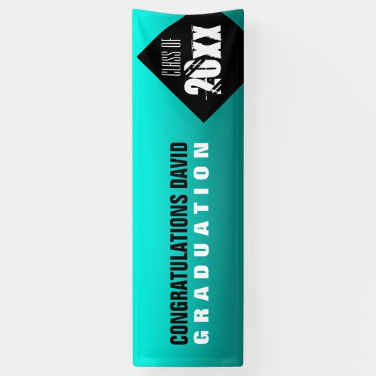 2018年卒業おめでとうカスタム. 横断幕 (縦)