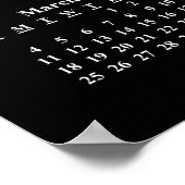 2018年壁掛けカレンダー アフリカンデイジー ポスター (角)