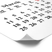 2018年壁掛けカレンダー　美しい音楽　ピアノポスター ポスター (角)