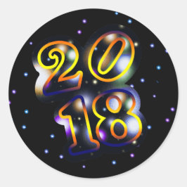 2018年外宇宙ハッピーニューイヤー ラウンドシール
