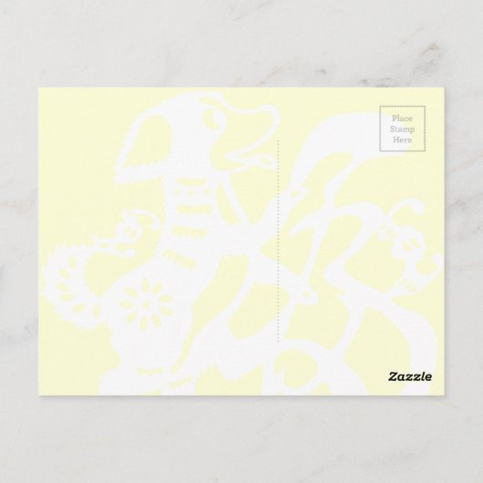 2018年度のベトナム語金ゴールドはがき ポストカード (裏面)