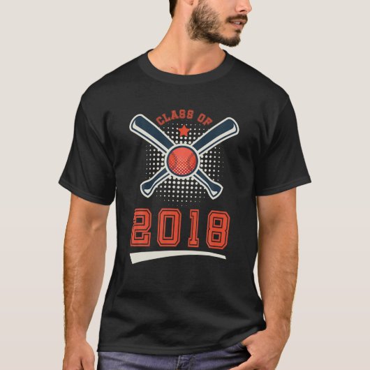 2018年度卒業式野球選手Spクラス Tシャツ (正面)