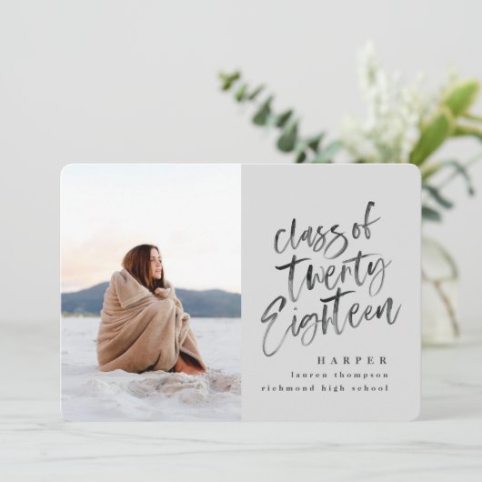 2018年度卒業発表のクラス 案内状 (スタンド正面)