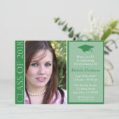 2018年度 伝統的な卒業式（グリーン） 招待状 (スタンド正面)