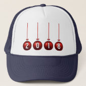 2018年新しい年のはっぴ キャップ (正面)