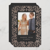 2018年新年の写真年賀状 シーズンカード (正面/裏面)