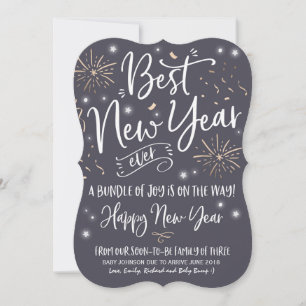 2018年新年の妊娠告知 シーズンカード