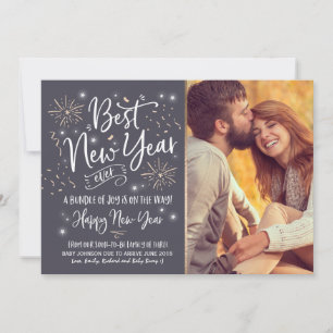 2018年新年の妊娠告知 シーズンカード