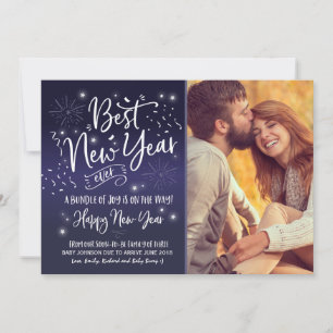 2018年新年の妊娠告知 シーズンカード