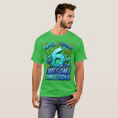 2018年生まれの6歳の誕生日おめでとう コミックスタイル Tシャツ (正面フル)