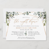 2018年金ゴールドの前夜のリハーサル 招待状 (正面)