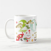 2018年間の犬のオーナメントのマグ コーヒーマグカップ (左)