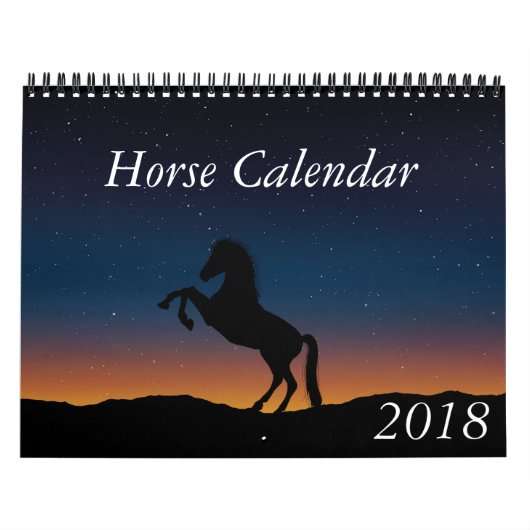 2018年馬暦 カレンダー (カバー)