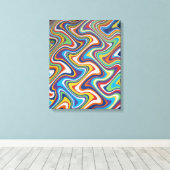 2018年10月11日（金）カーペット抽象芸術6 | SVPイメージ キャンバスプリント (インサイチュ (ウッドフロア))