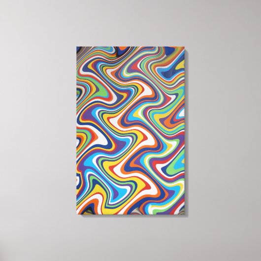 2018年10月11日（金）カーペット抽象芸術6 | SVPイメージ キャンバスプリント (正面)