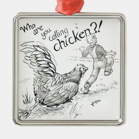 2018年10月5日 – チキンチェイス メタルオーナメント (正面)