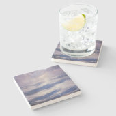 2018年11月11日の空と海（Emil Carlsen著） ストーンコースター (横)