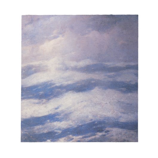 2018年11月11日の空と海（Emil Carlsen著） ノートパッド (正面)