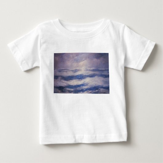 2018年11月11日の空と海（Emil Carlsen著） ベビーTシャツ (正面)