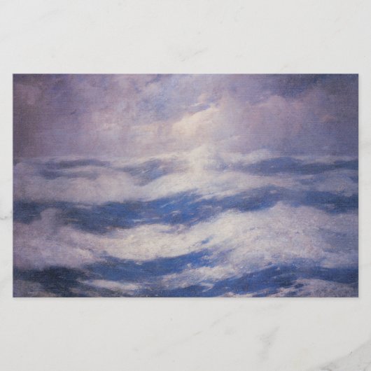2018年11月11日の空と海（Emil Carlsen著） 便箋 (正面)