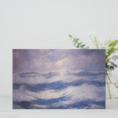 2018年11月11日の空と海（Emil Carlsen著） 便箋 (スタンド正面)