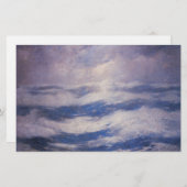 2018年11月11日の空と海(Emil Carlsen著) 便箋 (正面/裏面)