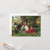 2018年11月21日にヒツジ飼と彼のガールフレンド(Holman狩り) カード (正面/裏面インサイチュ)