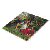 2018年11月21日にヒツジ飼と彼のガールフレンド(Holman狩り) タイル (側面)