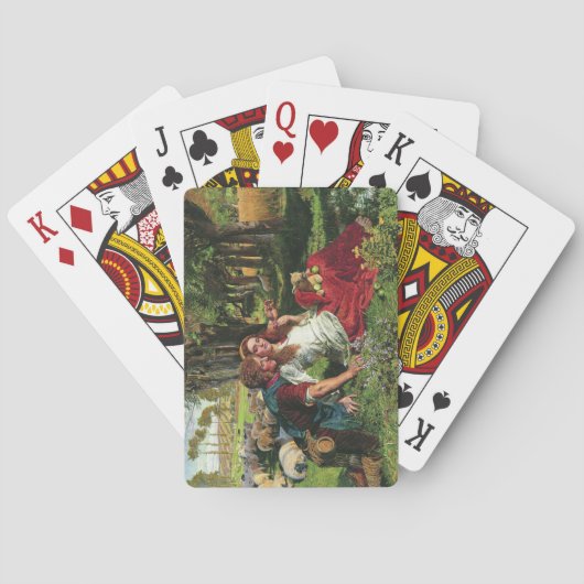 2018年11月21日にヒツジ飼と彼のガールフレンド(Holman狩り) トランプ (裏面)