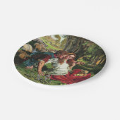 2018年11月21日にヒツジ飼と彼のガールフレンド(Holman狩り) ペーパープレート (アングル)