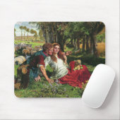 2018年11月21日にヒツジ飼と彼のガールフレンド(Holman狩り) マウスパッド (マウス)