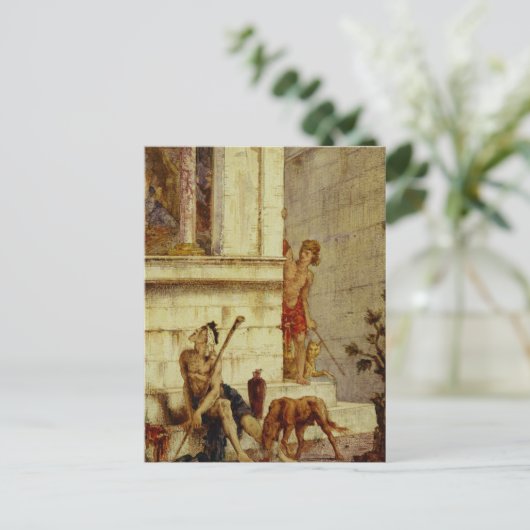 2018年12月11日に邪悪な金持ちと貧乏人のラザロ ポストカード (スタンド正面)