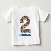 2018年12月11日水玉模様2日 ベビーTシャツ (正面)