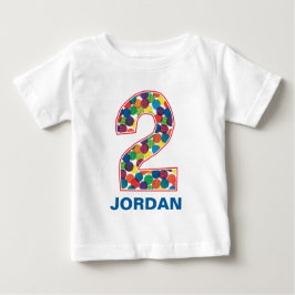 2018年12月11日水玉模様2日 ベビーTシャツ