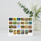 2018年3月31日、指数ページ、24パック ポストカード (スタンド正面)