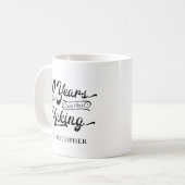 2018年40歳の誕生日パーソナライズされた コーヒーマグカップ (正面左)