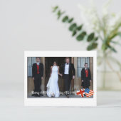 2018年5月19日：ハリー・メガン結婚したさん ポストカード (スタンド正面)