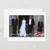 2018年5月19日：ハリー・メガン結婚したさん ポストカード (正面/裏面)