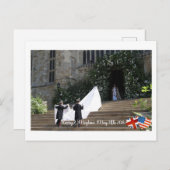 2018年5月19日：ハリー・メガン結婚したさん ポストカード (正面/裏面)