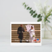 2018年5月19日：ハリー・メガン結婚したさん ポストカード (スタンド正面)