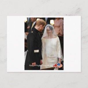 2018年5月19日:ハリー・メガン結婚したさん ポストカード