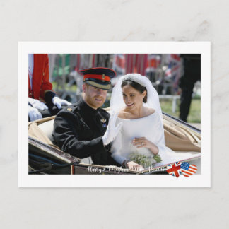 2018年5月19日：ハリー・メガン結婚したさん ポストカード