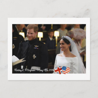 2018年5月19日：ハリー・メガン結婚したさん ポストカード